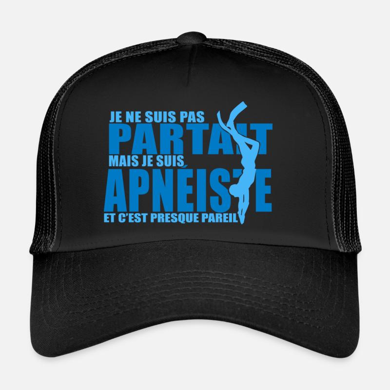 apnée plongée plongeur apnéiste Casquette trucker 