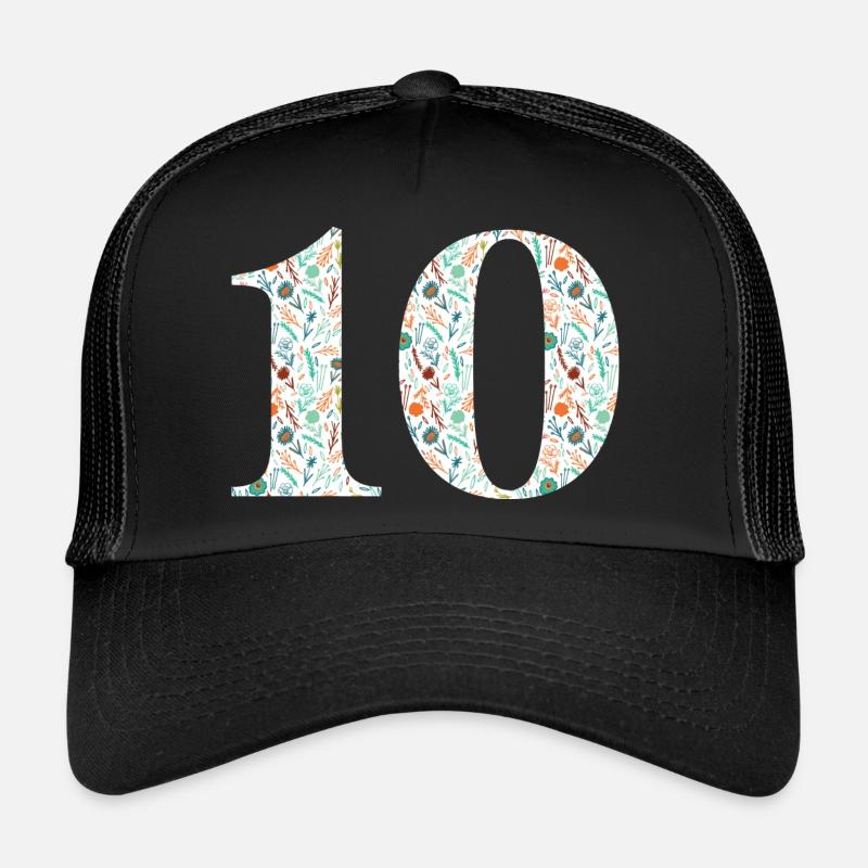 10th Anniversary Floral Trucker Cap