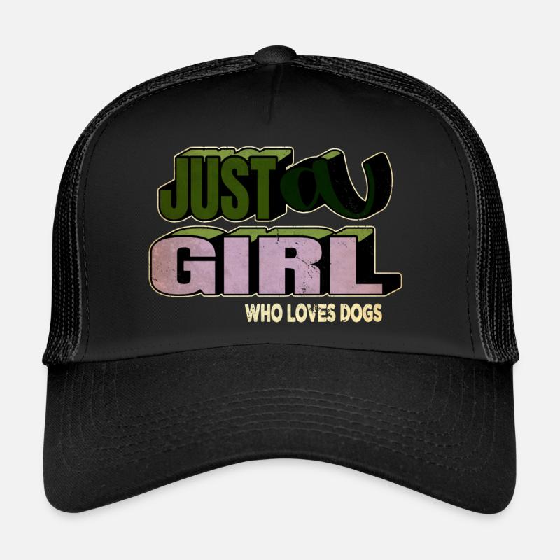 Beagle Lovers chien Awesome déclaration Beagle amour - Casquette trucker  - noir/noir