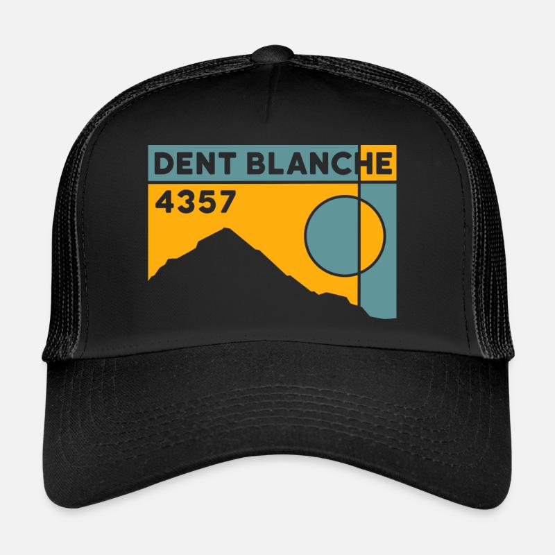 Dent Blanche Granges Valais Itinéraire normal randonnée alpine Casquette trucker 