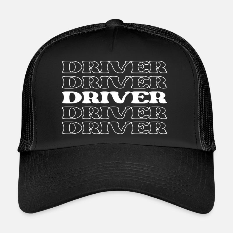 Driver Chauffeur Motorist Operator Pilot Trucker Cap