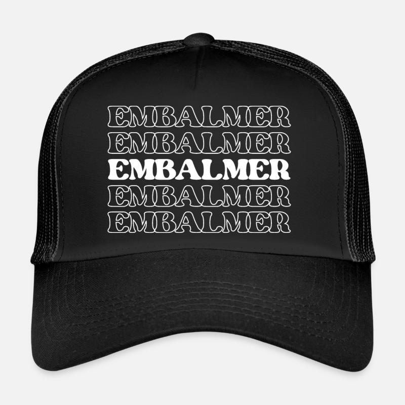 Einbalsamierer Leichenbestatter Bestatter Trucker Cap