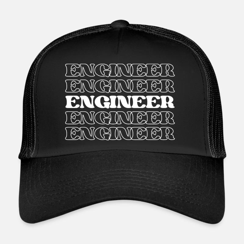 Engineer Designer Developer Technician Builder Trucker Cap