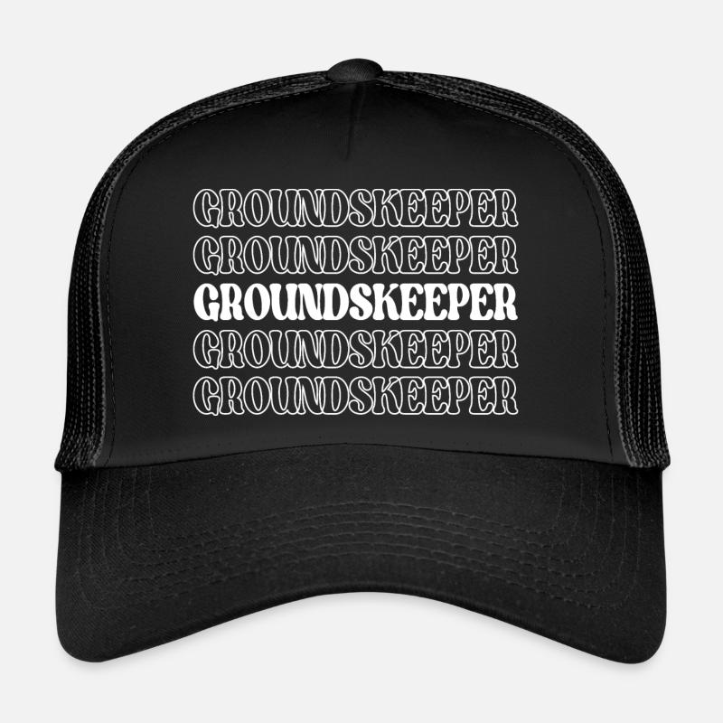 Groundskeeper Landscaper Gardener Grounds Worker Trucker Cap