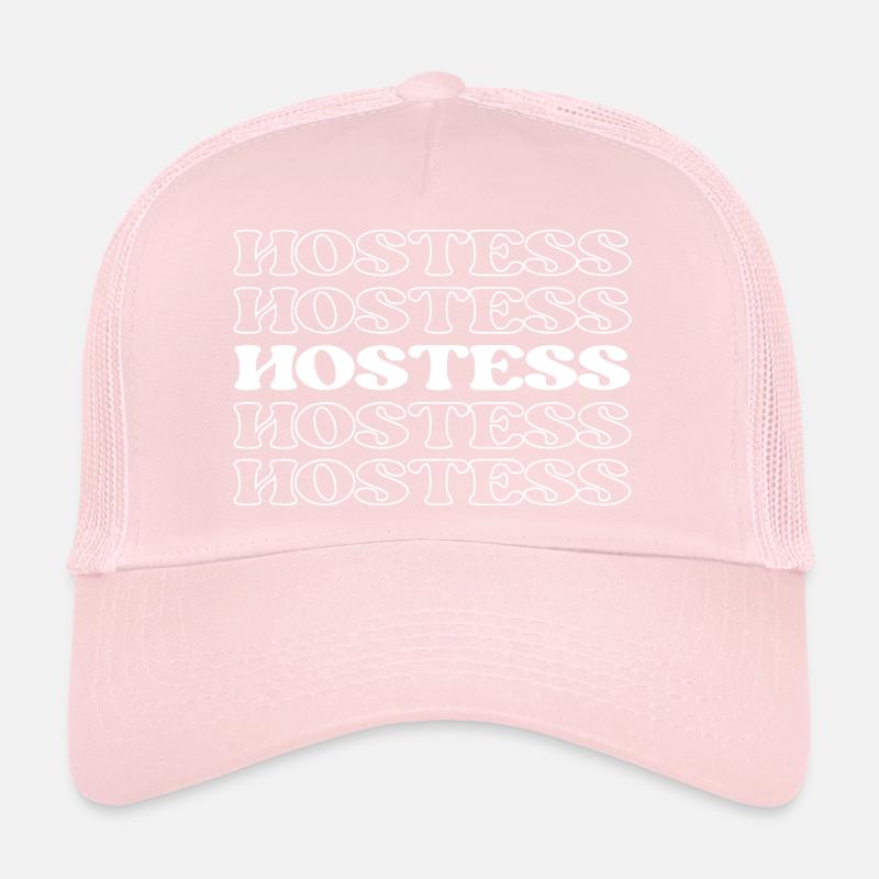 Hostess Presenter Anchor Speaker Broadcaster Trucker Cap