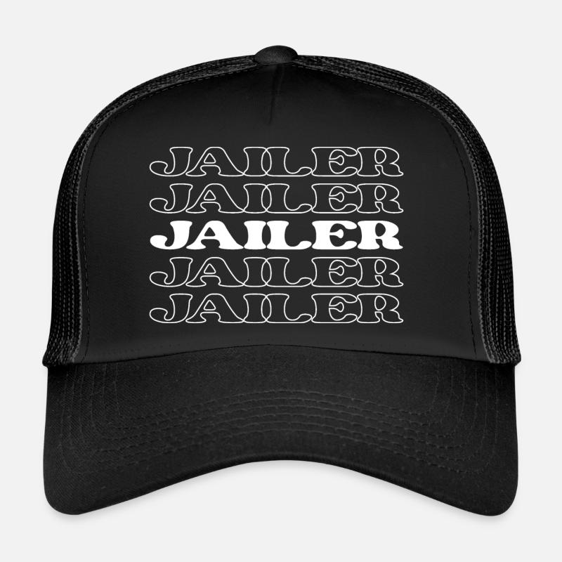 Geôlier Gardien de prison Agent correctionnel Détention Casquette trucker 