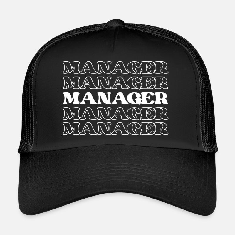 Gestionnaire, Leader, Superviseur, Chef de la direction Casquette trucker 