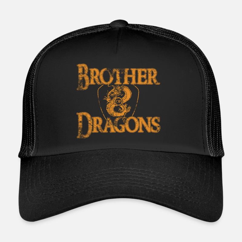 BOD orange 23 - Trucker Cap - black/black