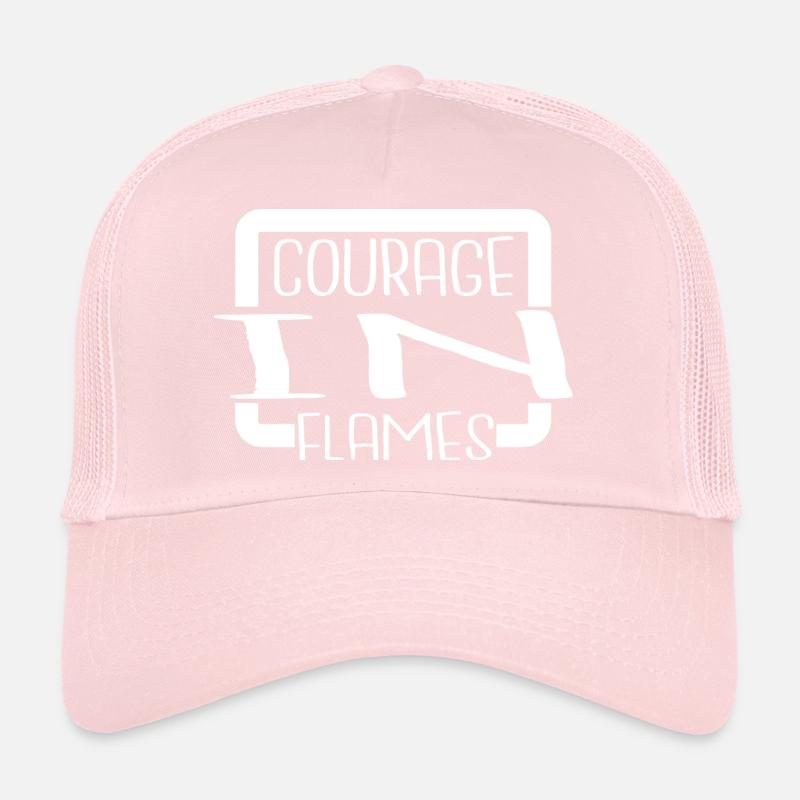 heroism daring deeds first responder courage Trucker Cap