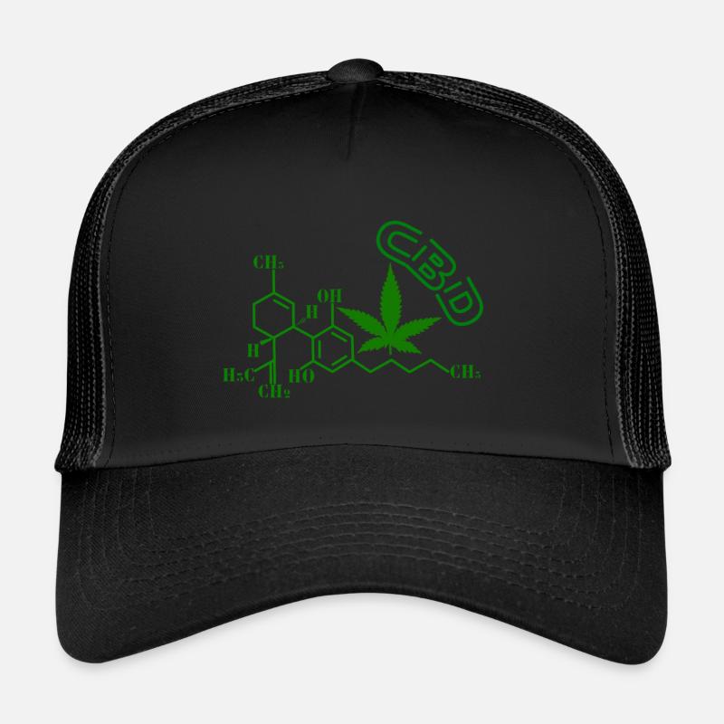 CBD molekular struktur Trucker Cap