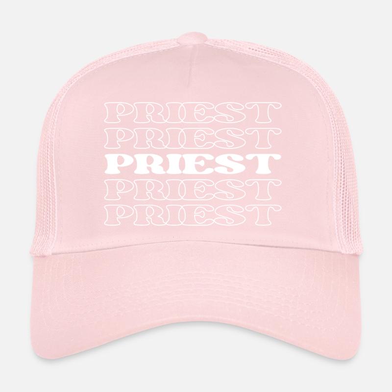 Priester Priester Geistlicher Geistlicher Geistlicher Pastor Trucker Cap