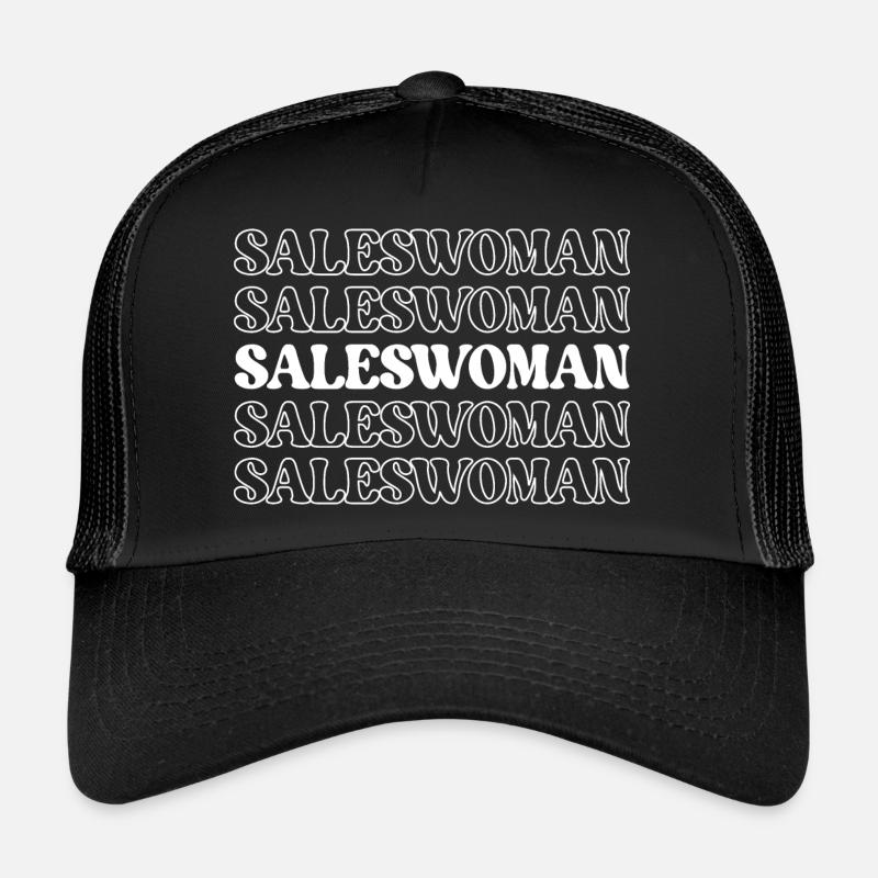 Vendeuse Vendeuse Représentante des ventes Casquette trucker 