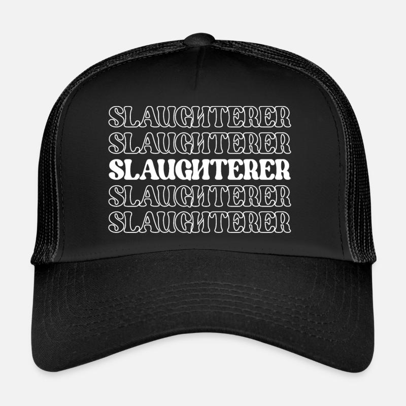 Slaughterer Butcher Meat Cutter Meat Processor Trucker Cap