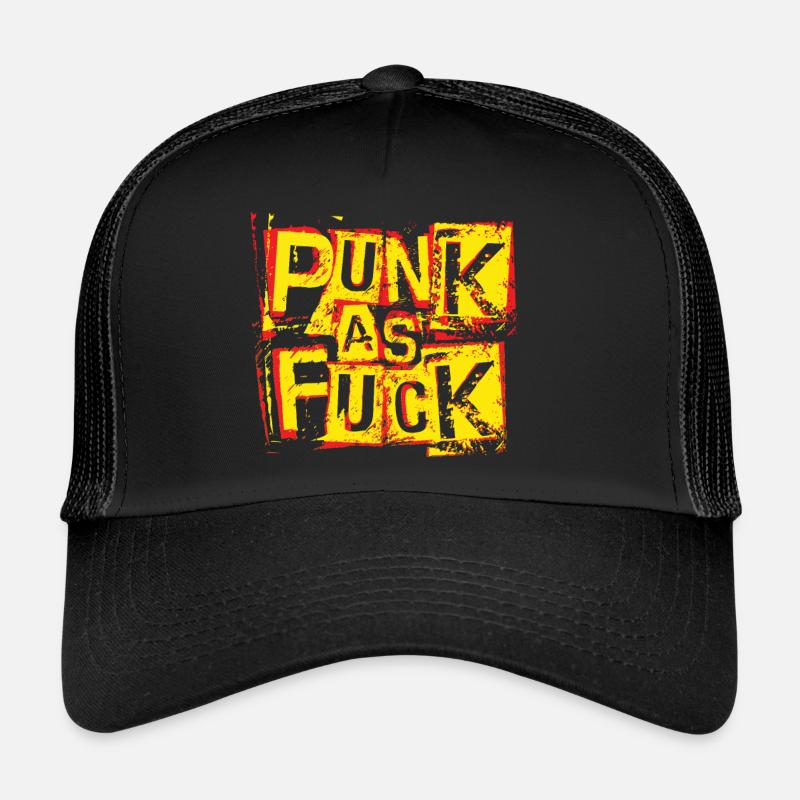 Punk comme Casquette trucker 