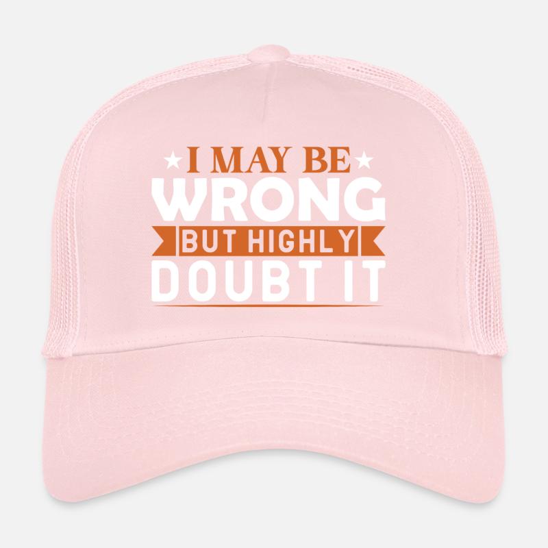 Confident Doubt Tee: Mutig sicher Trucker Cap