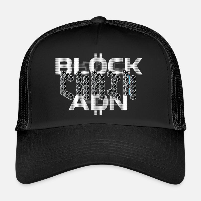 DNA-Blockchain - Krypto Bitcoin Trucker Cap