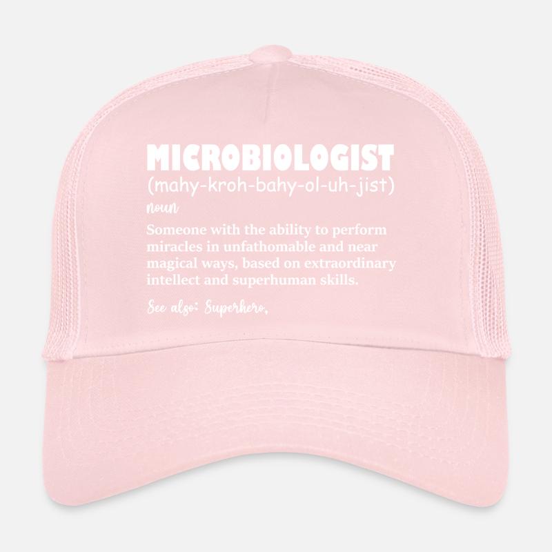 Définition drôle de microbiologiste Casquette trucker 
