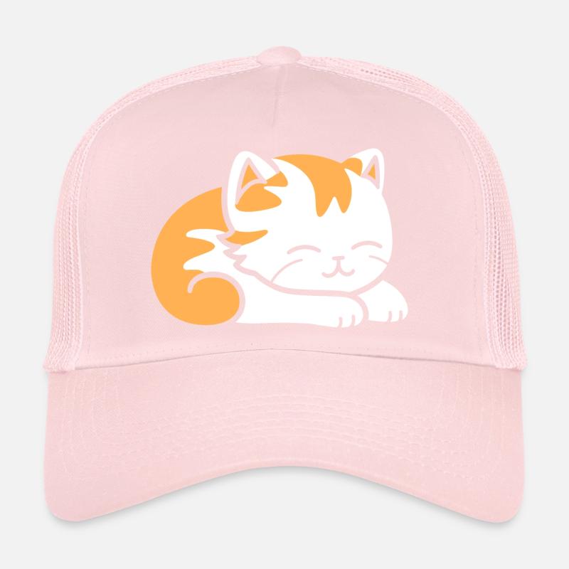Baby Sleeping Cat Trucker Cap