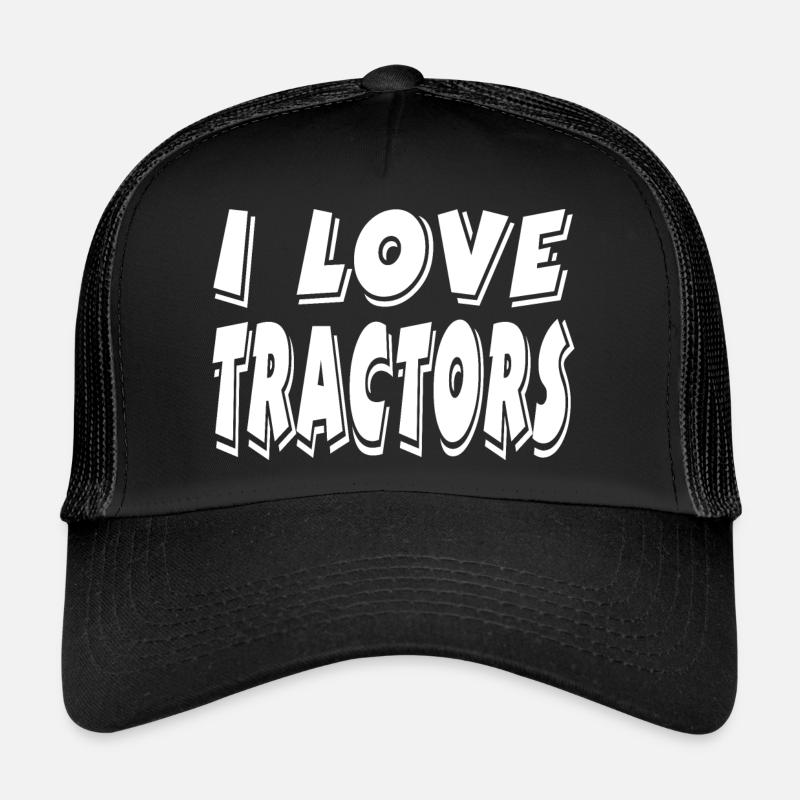 Traktor - Trucker Cap - Schwarz/Schwarz