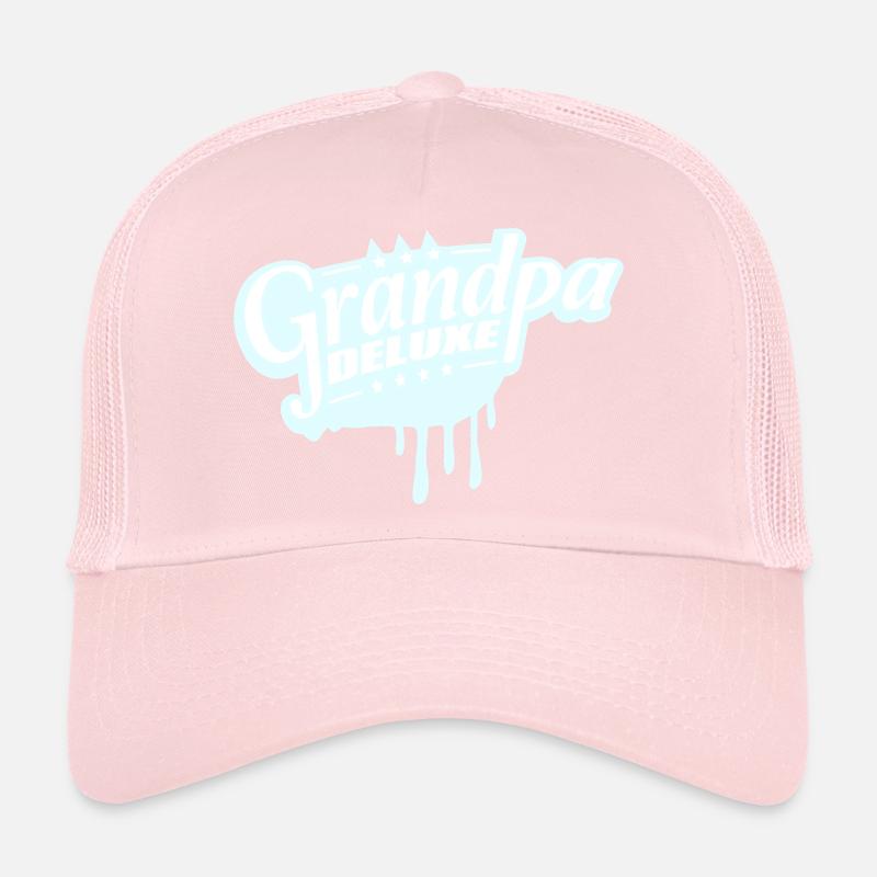 Grandpa Deluxe Bester Opa Großvater Liebe Opi Logo Trucker Cap