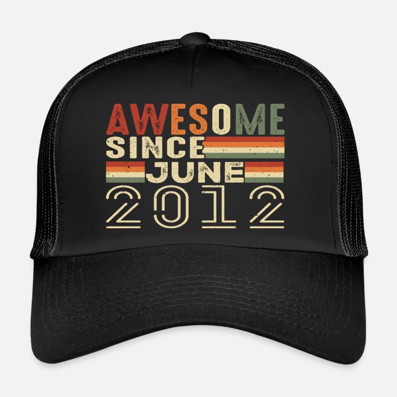 Juin 2012 Original 2012 Anniversaire 2012 Juin 2012 Casquette trucker 