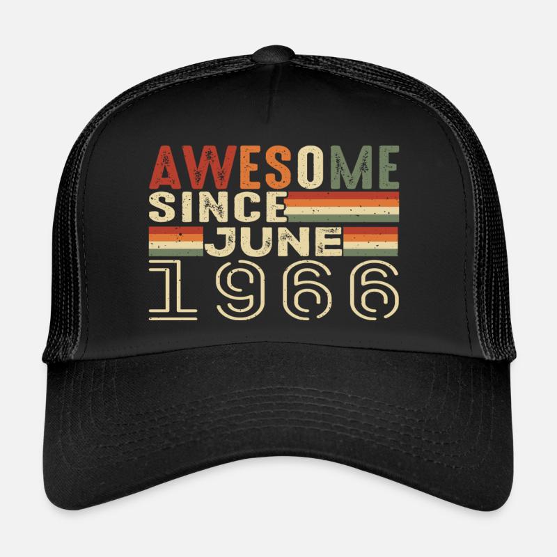 Juin 1966 Original 1966 Jubilé 1966 Juin 1966 Casquette trucker 