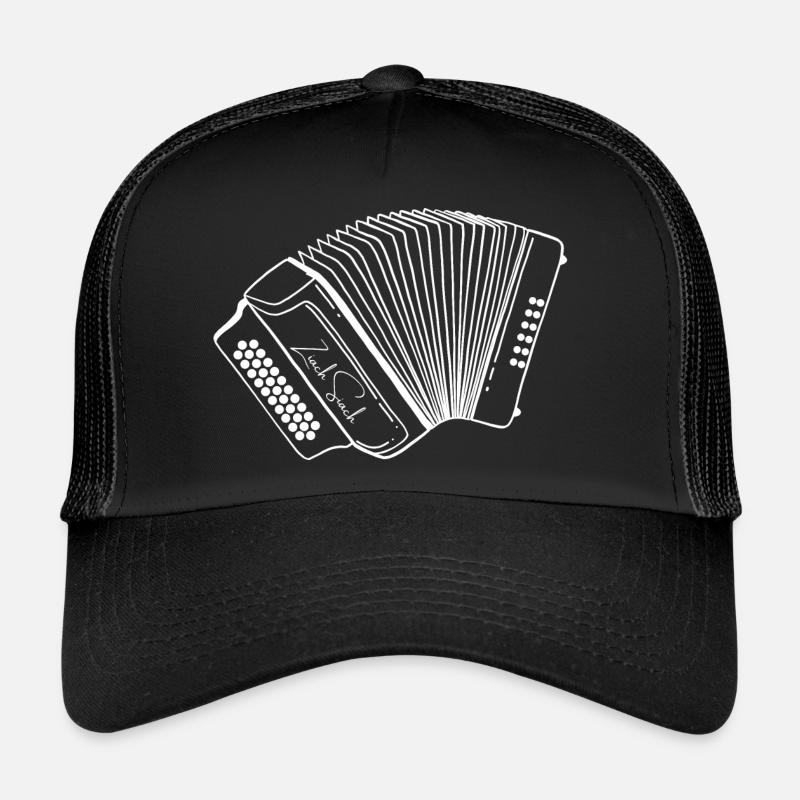 Ziach weiß - Trucker Cap - Schwarz/Schwarz