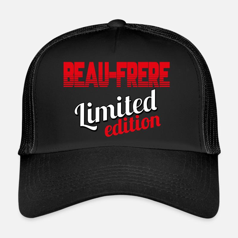 BEAU FRÈRE LIMITED EDITION - Trucker Cap - black/black