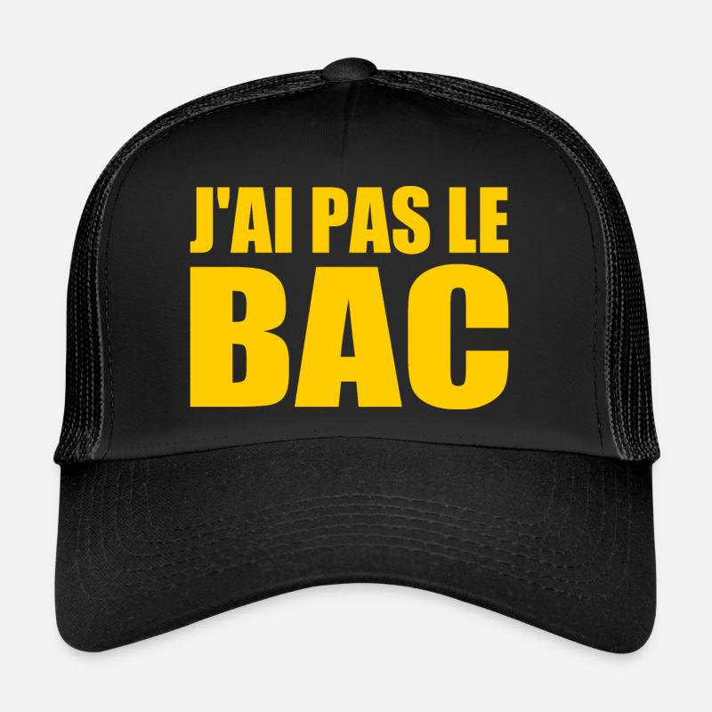 jai pas le bac Casquette trucker 