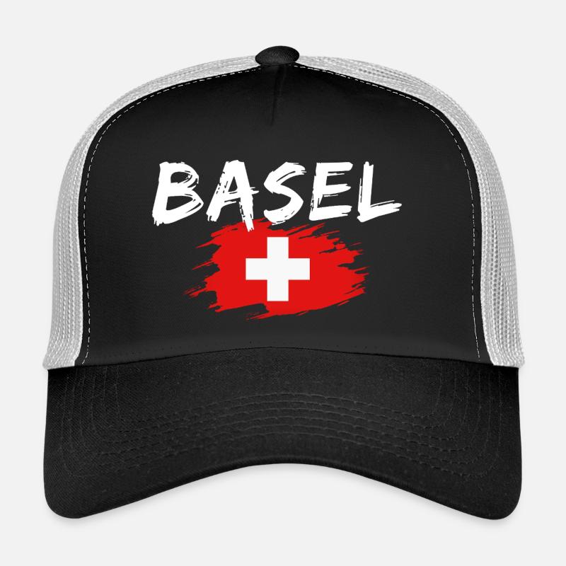 Bâle, Suisse, Drapeau Casquette trucker 