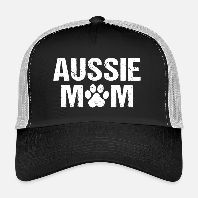 Aussie Mom Australian Shepherd Trucker Cap