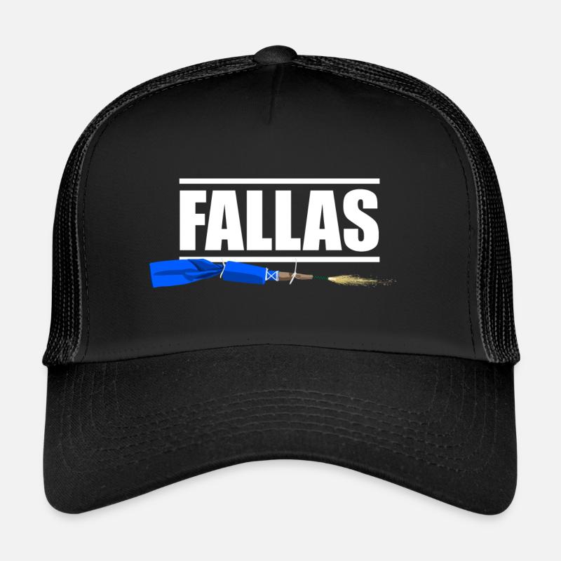 Fallas Valencia Fireworks Pyro Casquette trucker 