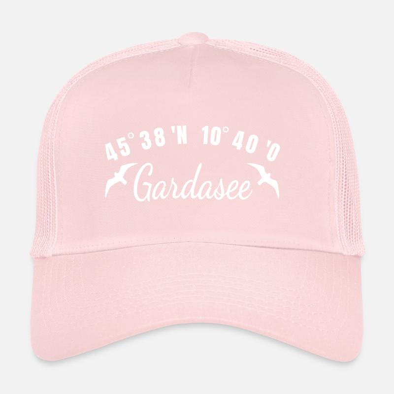 Le lac de Garde coordonne le cadeau de Noël Lago Di Garda Casquette trucker 