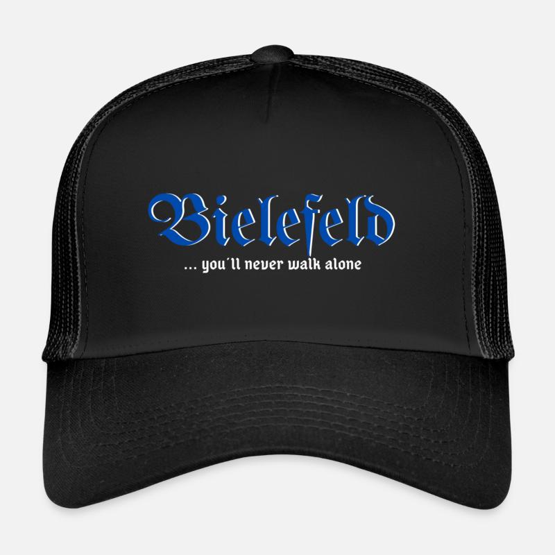 BI you ll never walk alone - Trucker Cap - Schwarz/Schwarz