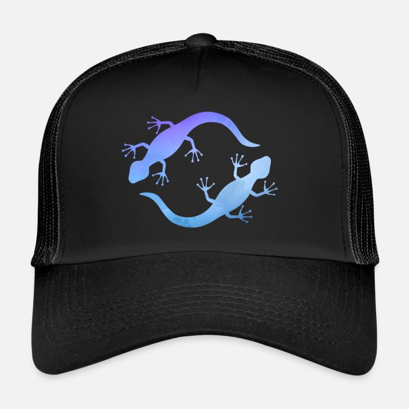 Blue lizards - Trucker Cap - black/black