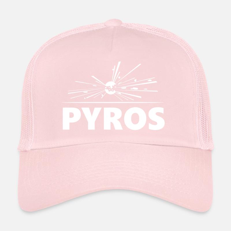 pyros explosive fireworks Trucker Cap