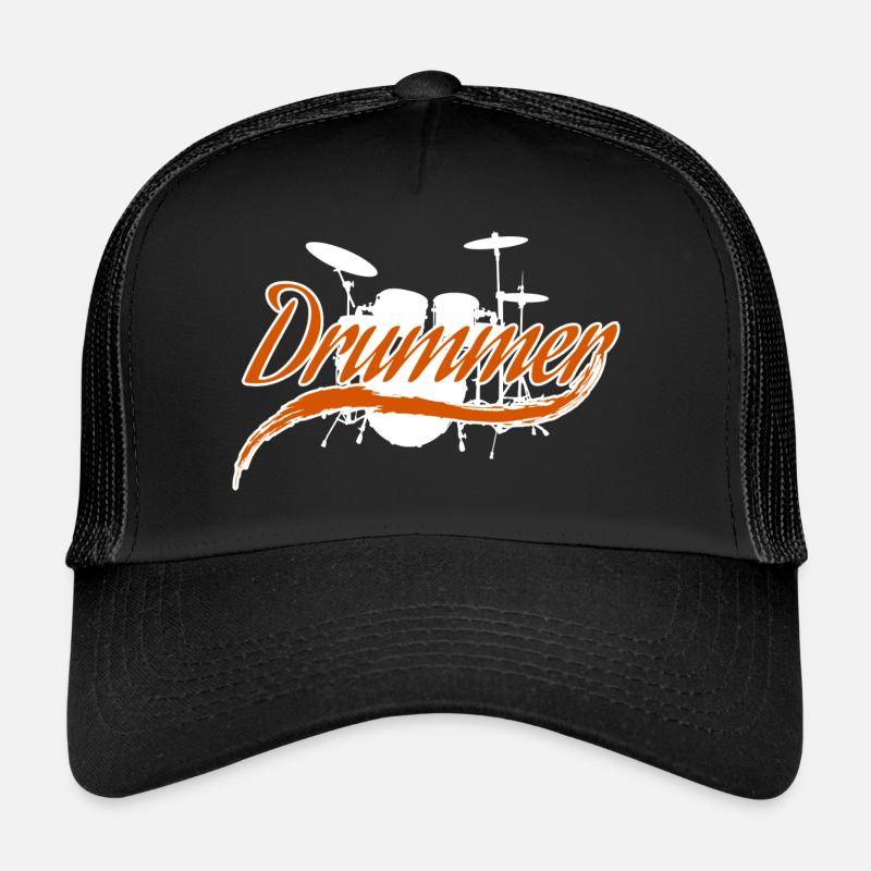 Drums - Trucker Cap - black/black