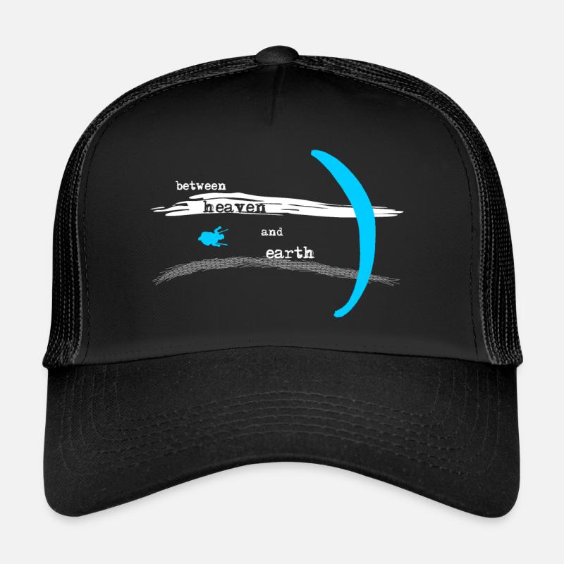 Paragliding - Trucker Cap - Schwarz/Schwarz