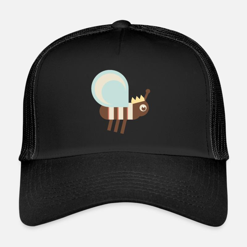 Queen Bee (animaux d'automne) - Casquette trucker  - noir/noir