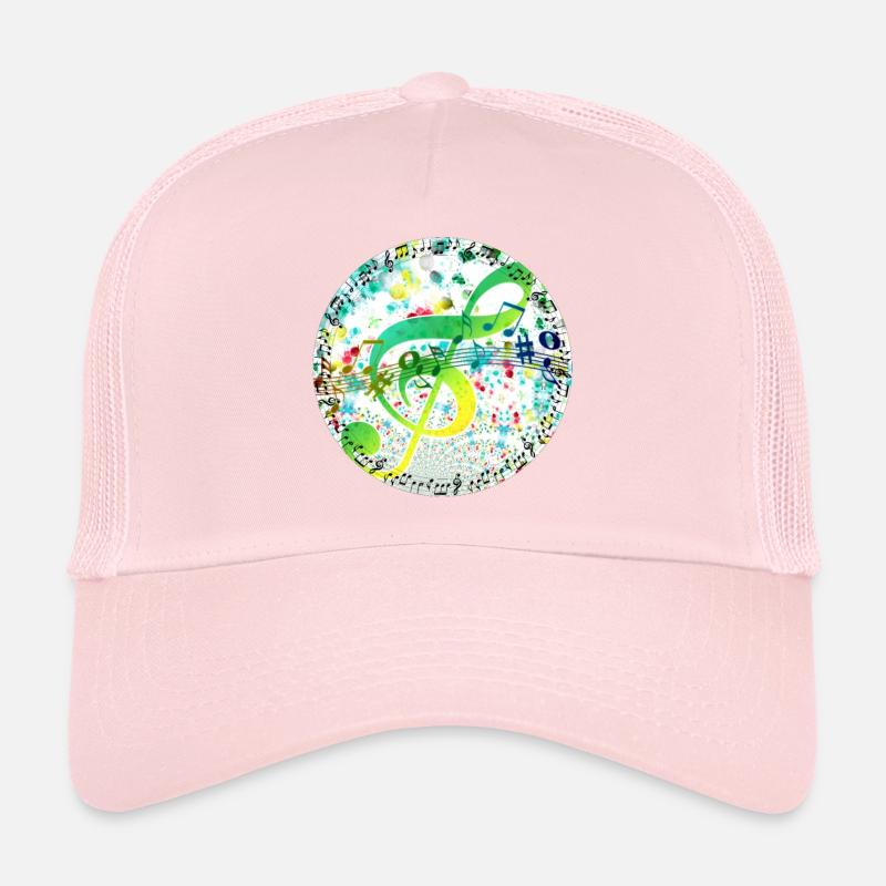 Treble clef Trucker Cap