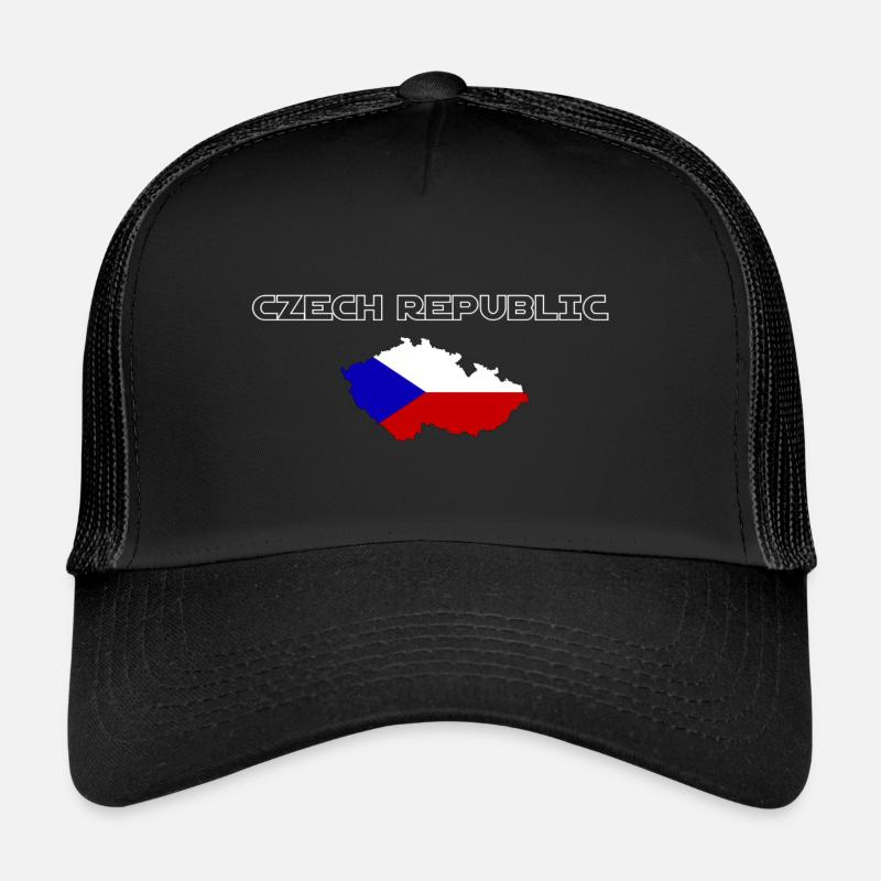Czech Republic - Trucker Cap - Schwarz/Schwarz