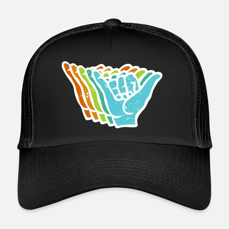 Shaka - Trucker Cap - Schwarz/Schwarz