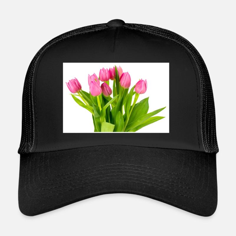 Tulipes. Tulips Casquette trucker 