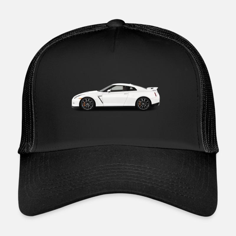 GTR R35 - Trucker Cap - Schwarz/Schwarz