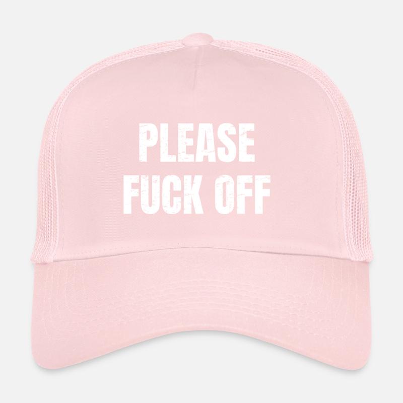 Please Fuck Off lettering Trucker Cap