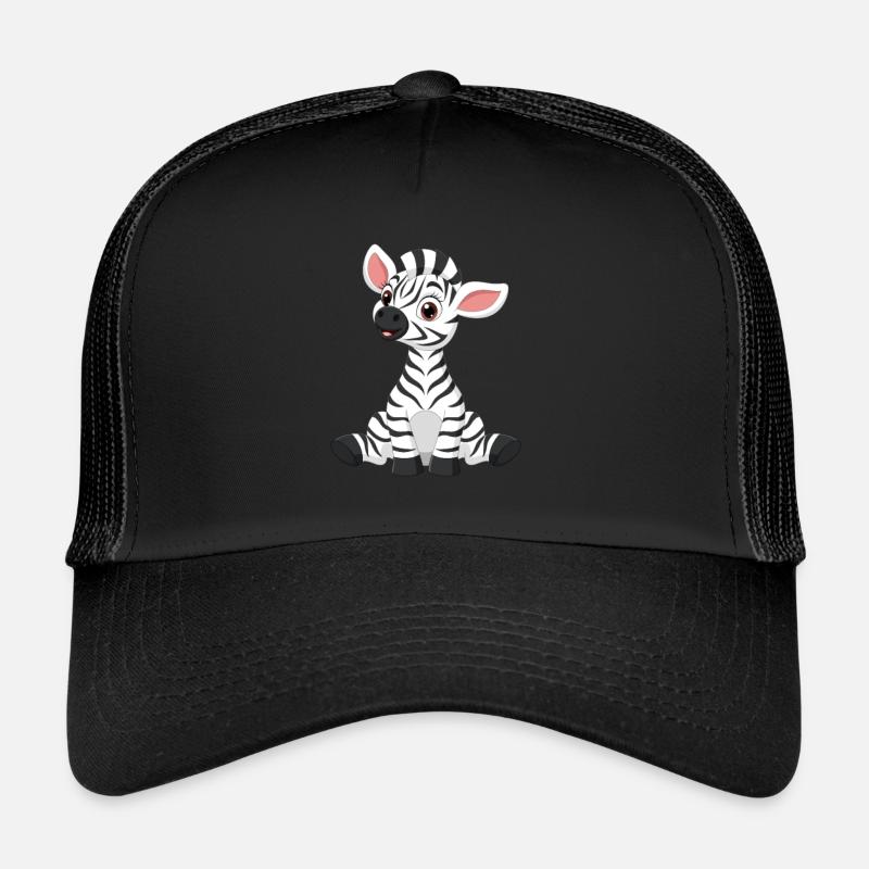 Zebra - Trucker Cap - Schwarz/Schwarz