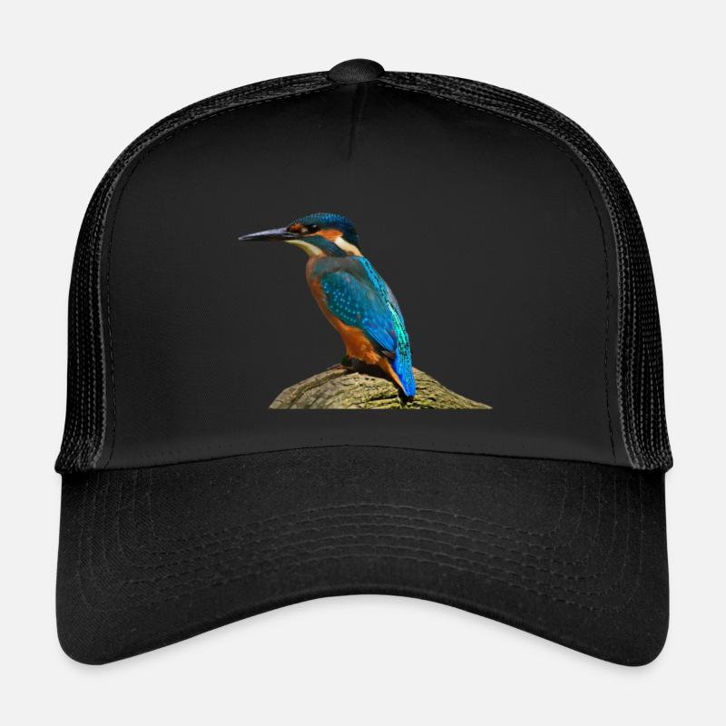 Fischervogel - Trucker Cap - Schwarz/Schwarz