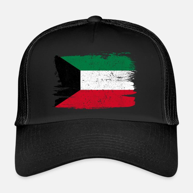Koweït drapeau drapeau paix Vintage Casquette trucker 