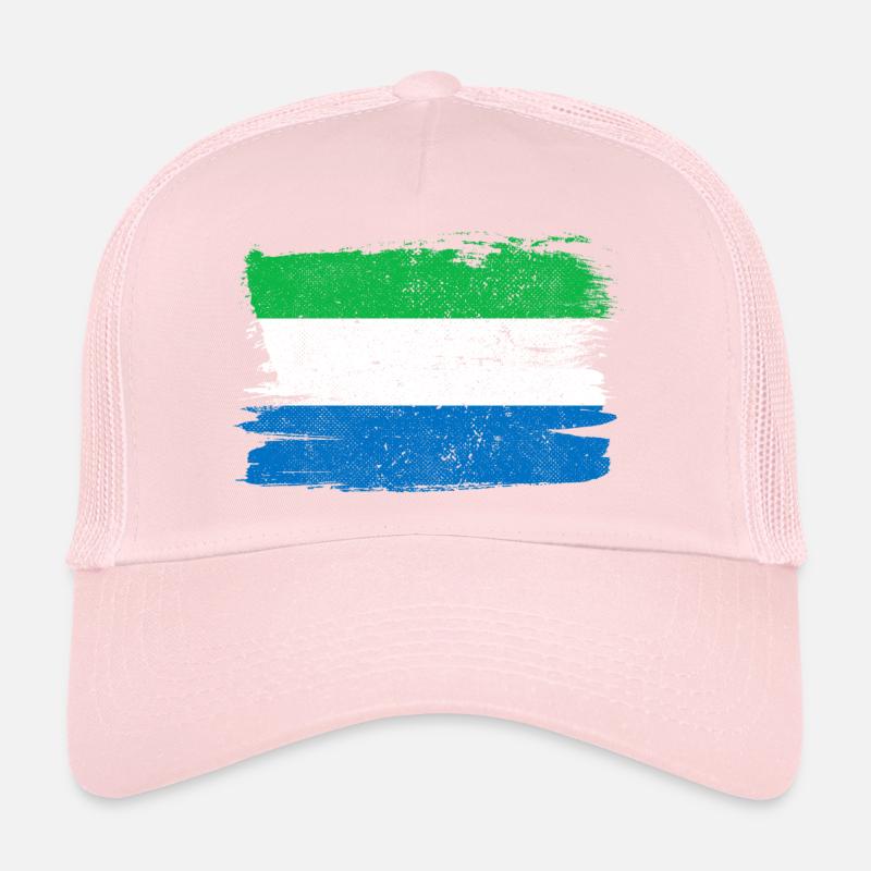 Sierra Leone drapeau drapeau paix Vintage Casquette trucker 
