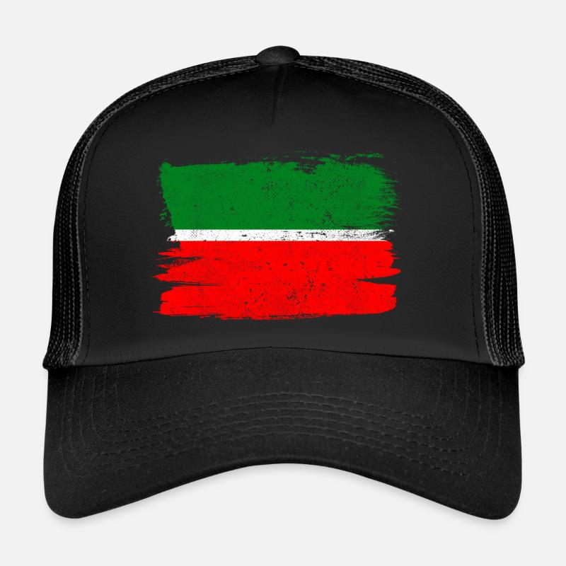 Drapeau du Tatarstan Drapeau de la paix Vintage Casquette trucker 